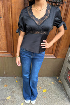 "Eira" top black