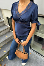 "Eira" top navy