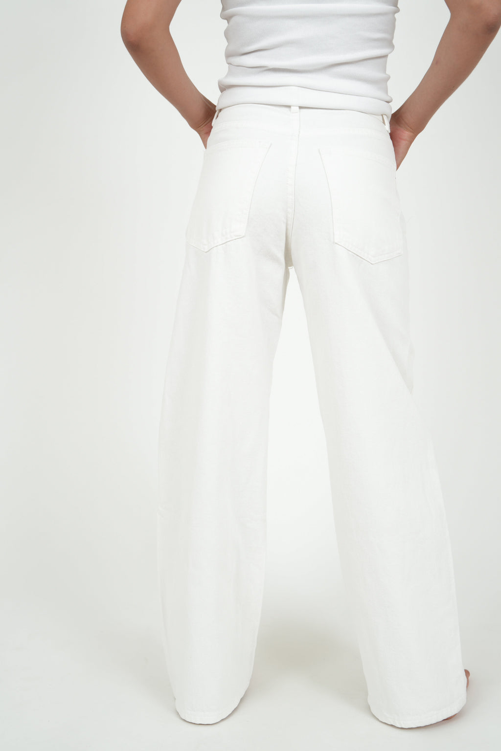 "Wide leg" jeans white PRE ORDER