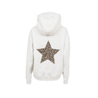 "Relaxed leopard" hoodie grey
