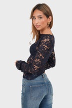 "Ivy" top navy