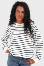 "Boat" top white