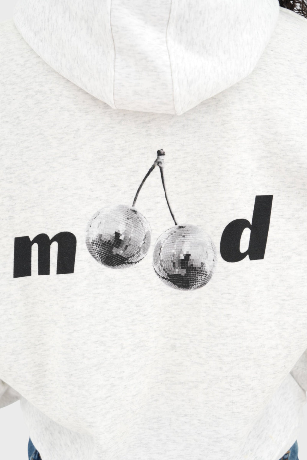 "Disco" hoodie grey