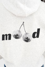 "Disco" hoodie grey
