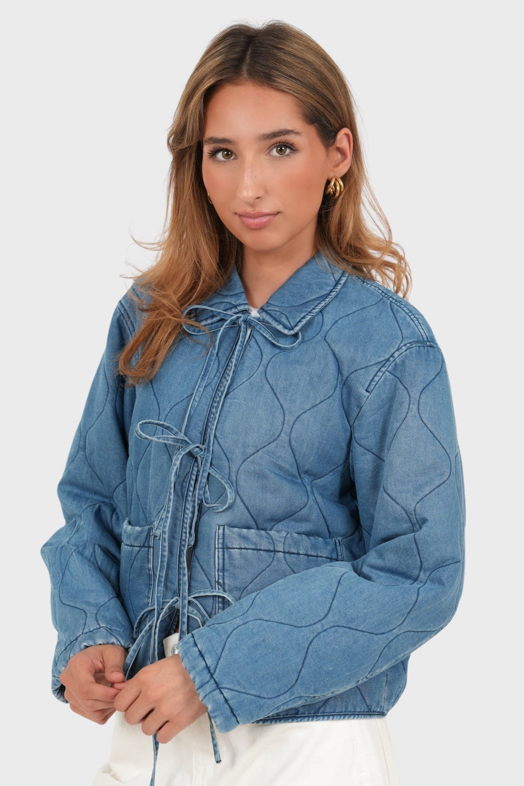 "Mabel" denim jacket blue