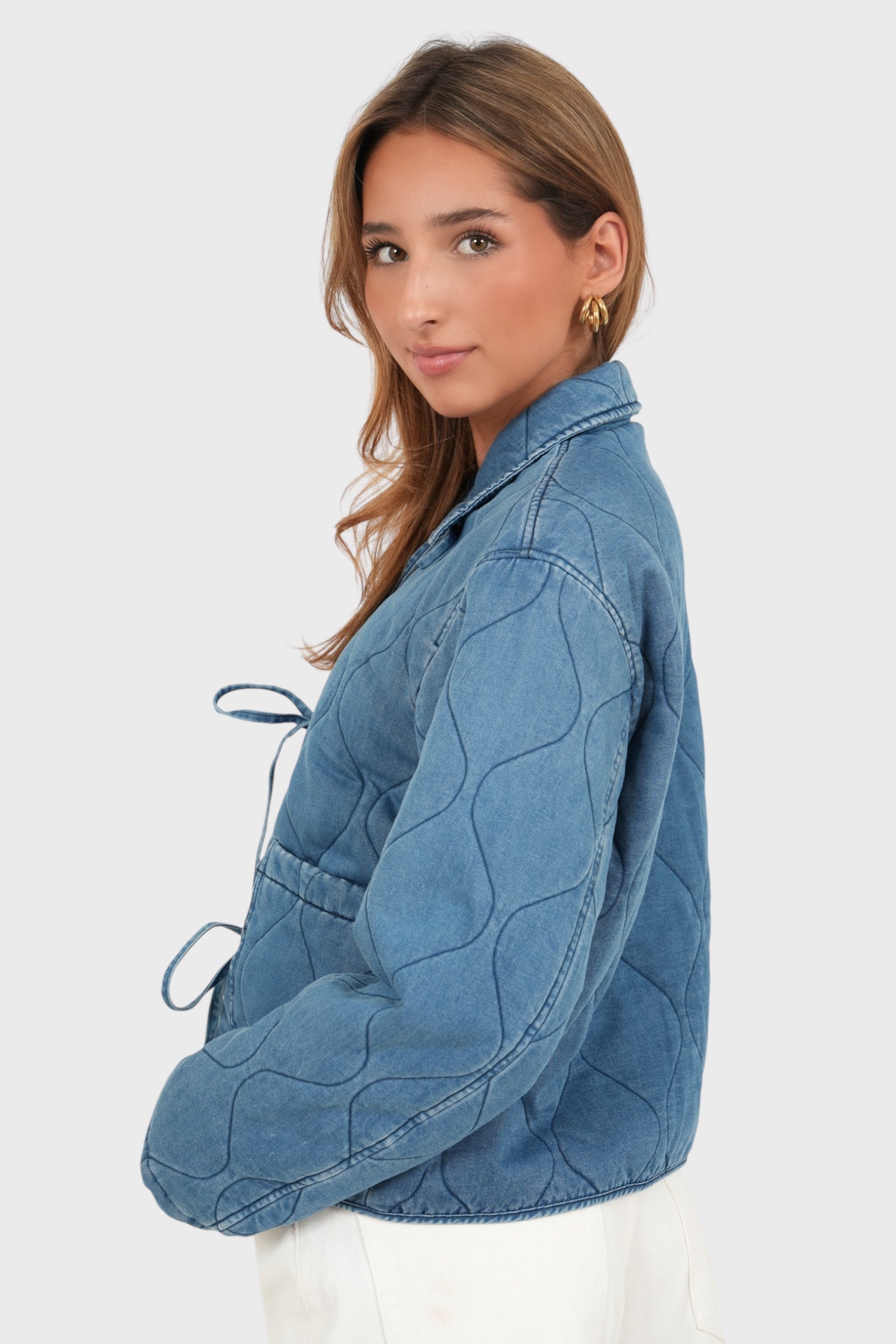 "Mabel" denim jacket blue