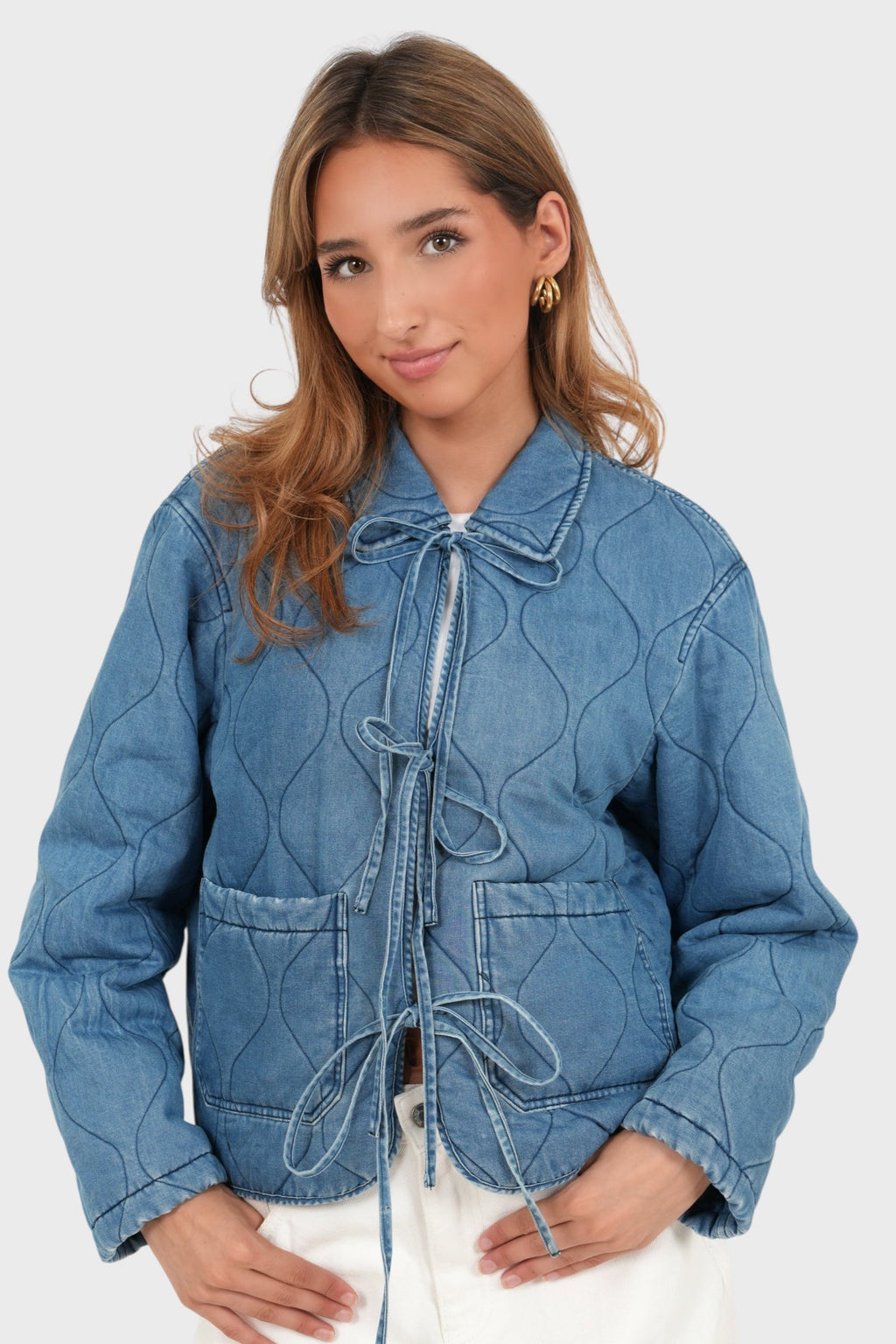 "Mabel" denim jacket blue