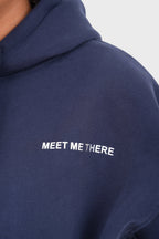 "Wing" hoodie navy