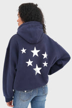 "Stars" hoodie navy