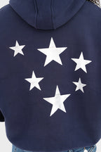 "Stars" hoodie navy