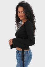 "Wiggle" top black