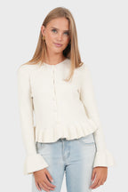 "Eloise" cardigan white