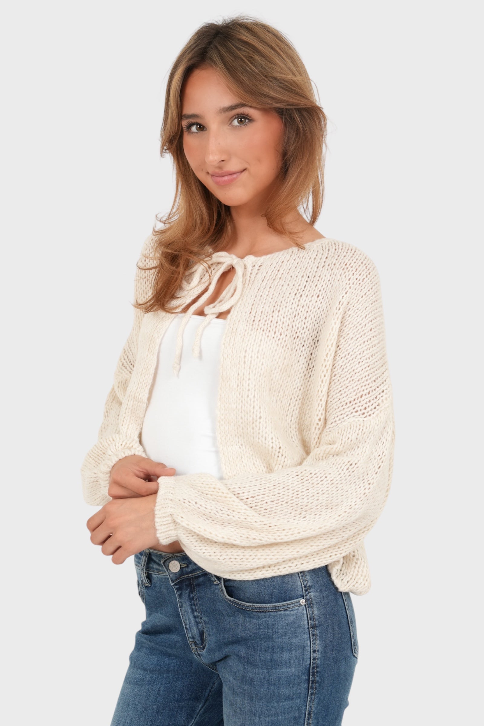 "Date" vest beige