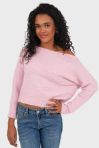 "Cozy" sweater baby pink