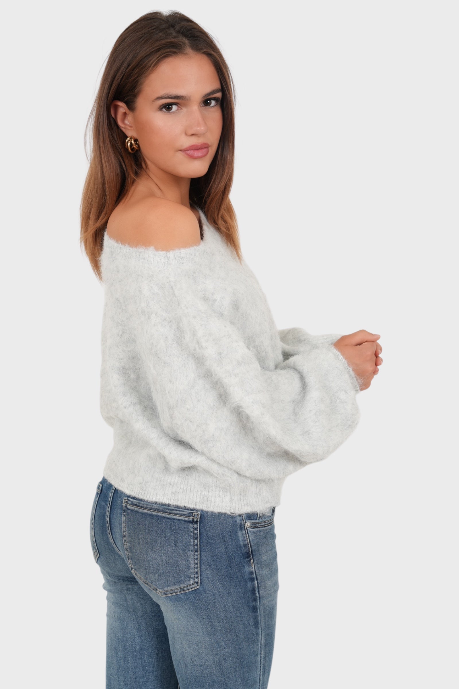 "Emmie" sweater grey