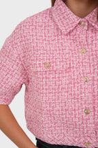 "Tweed" jacket pink