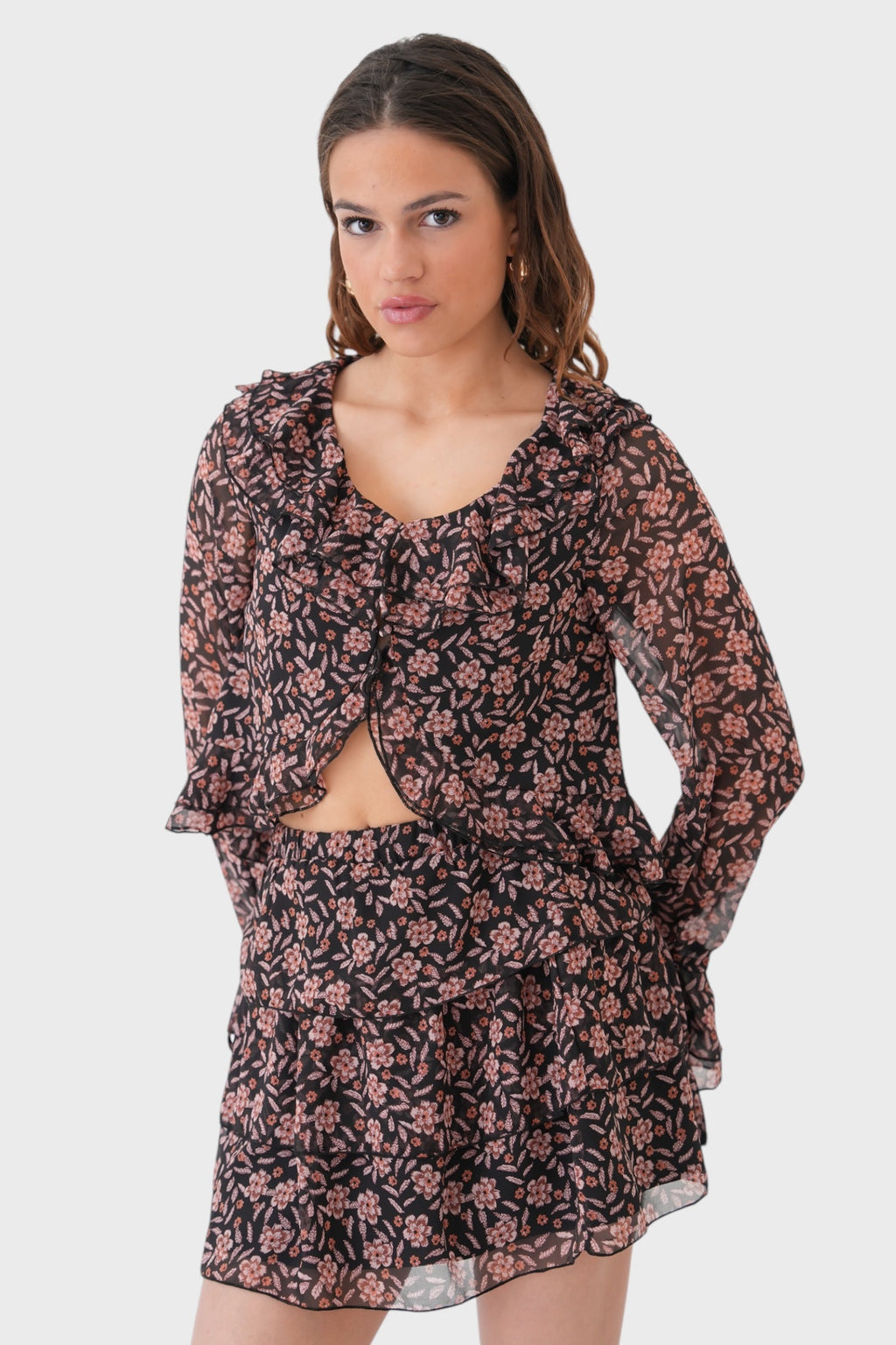 "Boho" skirt brown