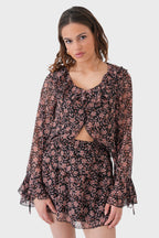"Boho" blouse brown