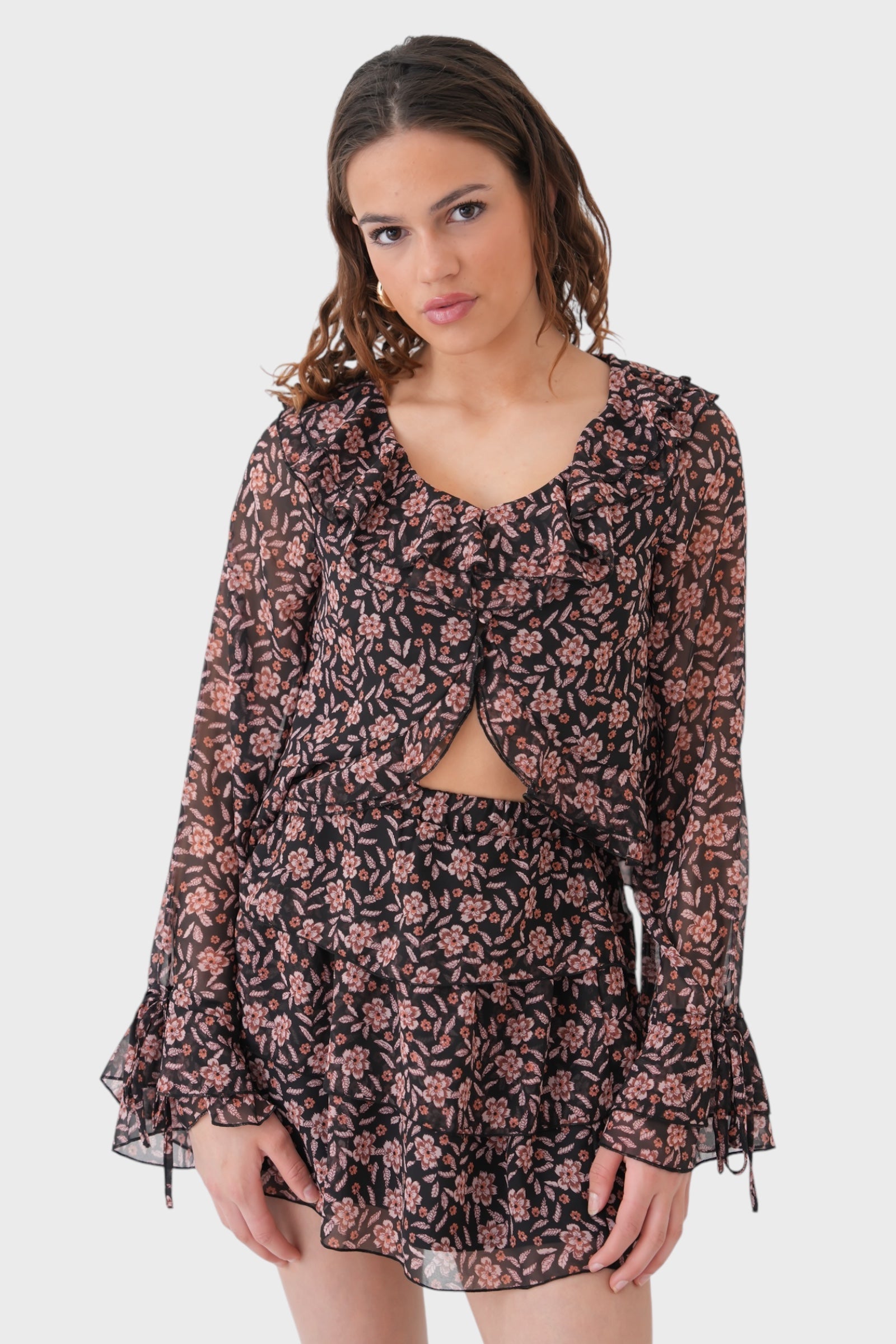 "Boho" skirt brown