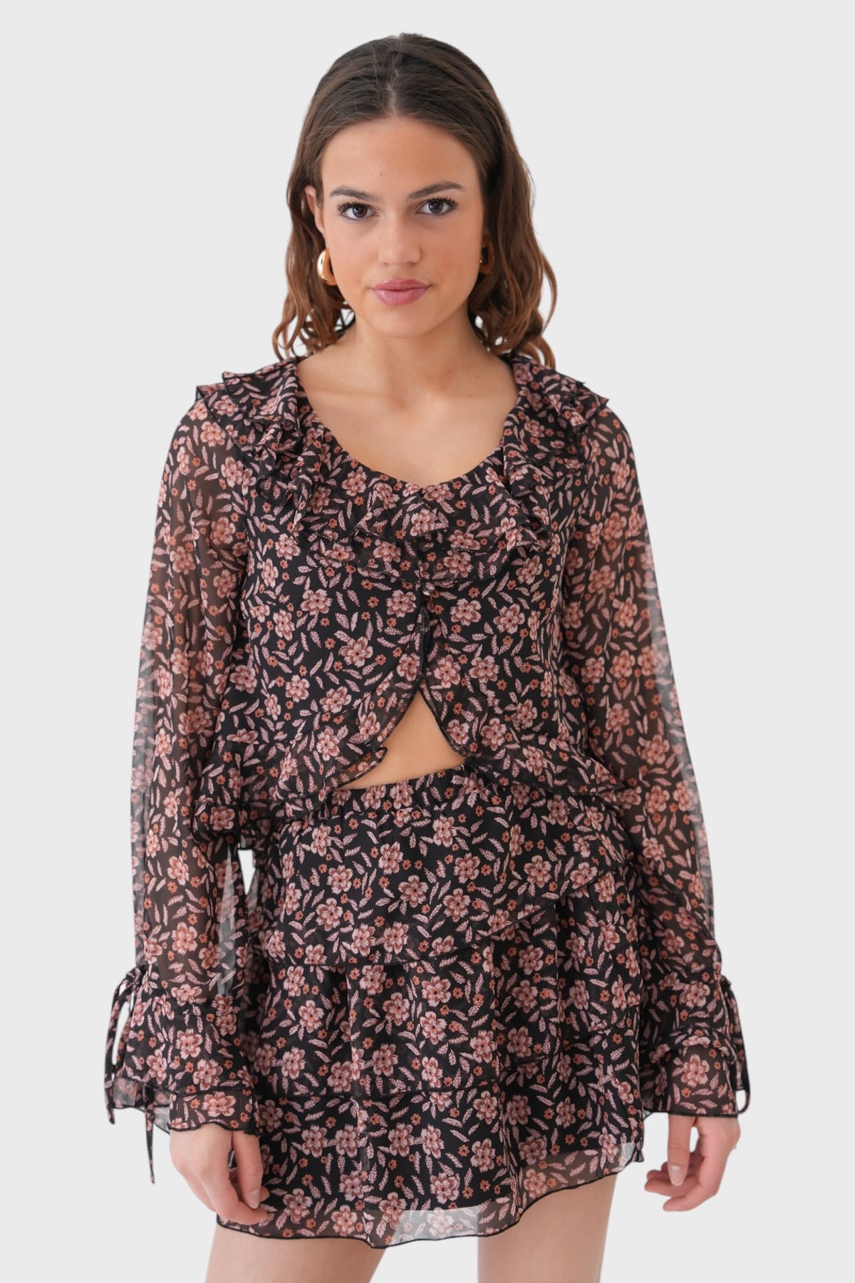 "Boho" skirt brown