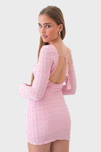 "Beachy" dress pink