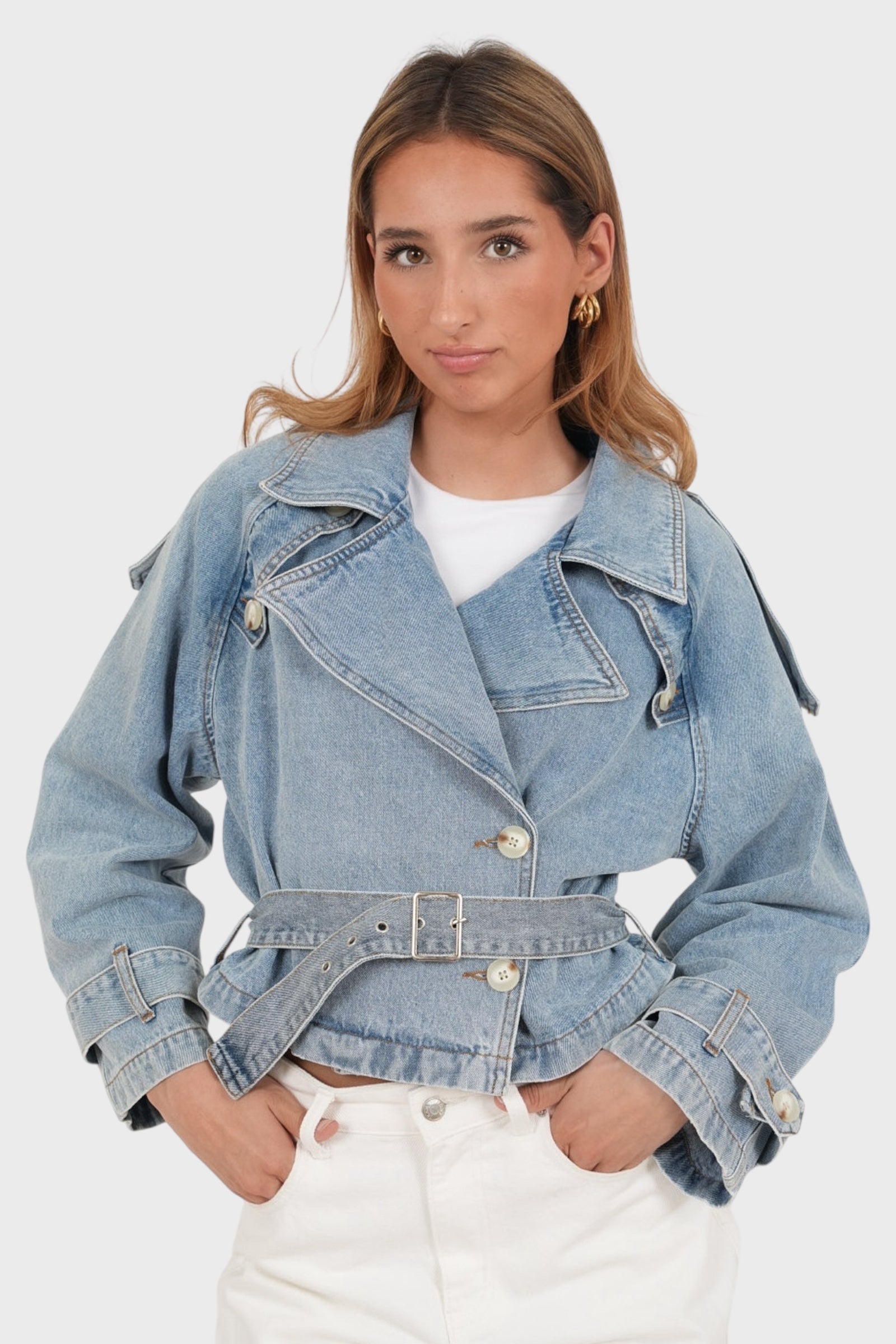 "Gigi" denim jacket blue