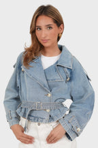 "Gigi" denim jacket blue