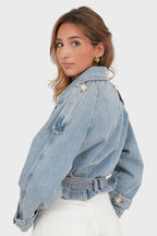 "Gigi" denim jacket blue