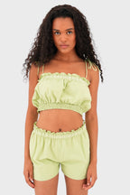 "Malaga" top green