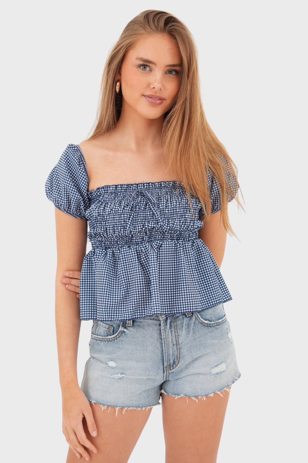 "Dream" top blue