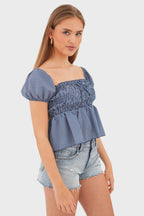 "Dream" top blue