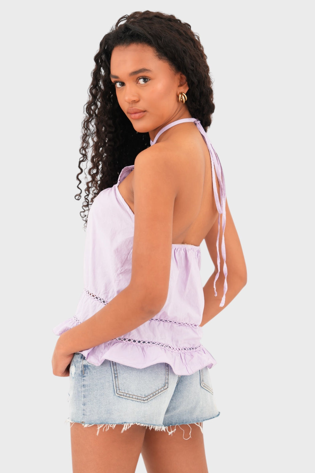 "Eve" top lila