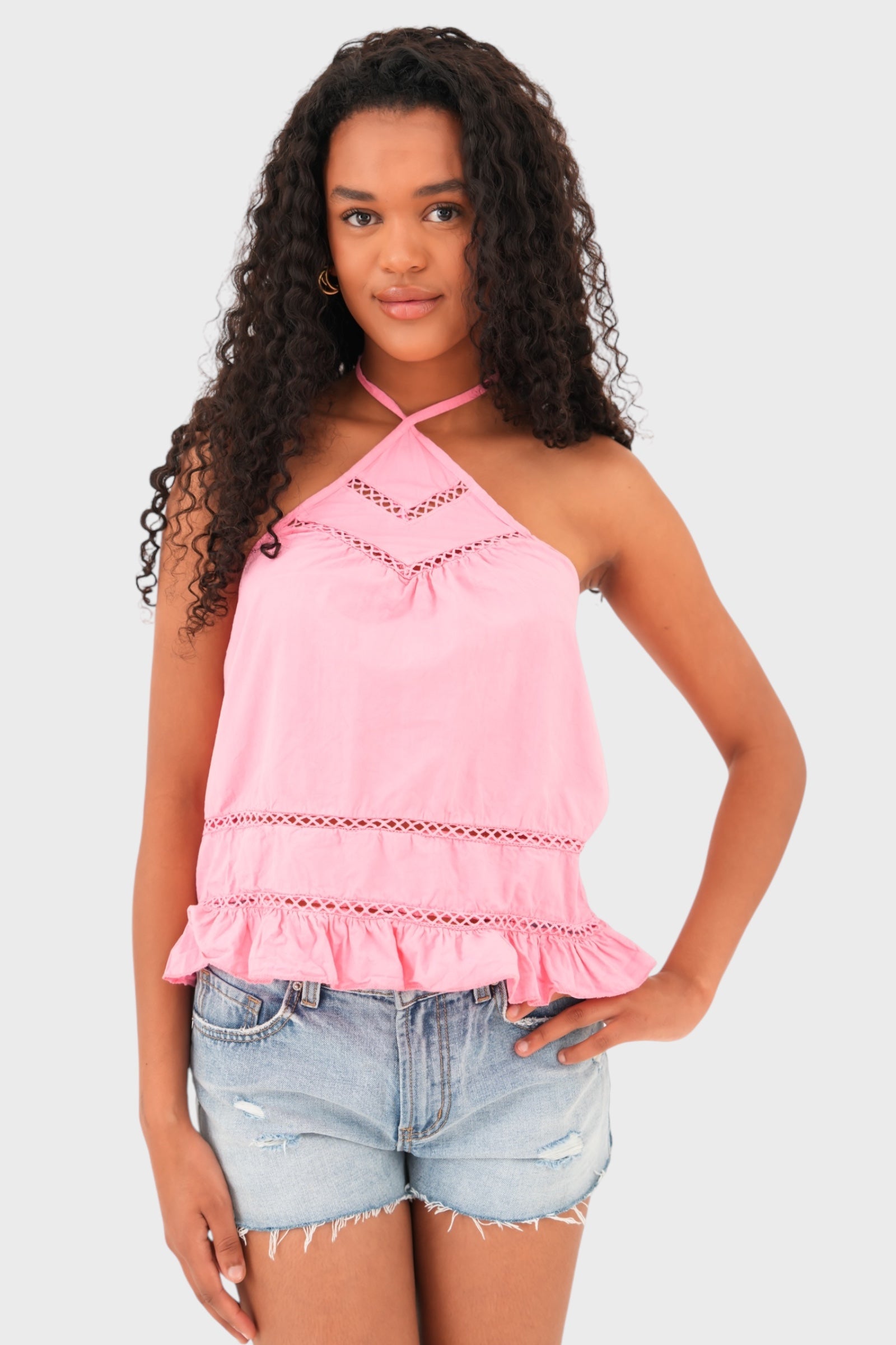 "Eve" top pink