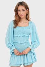 "Sunny" dress sky blue