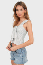 "Bow" top light blue