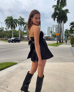 "Bow" dress black