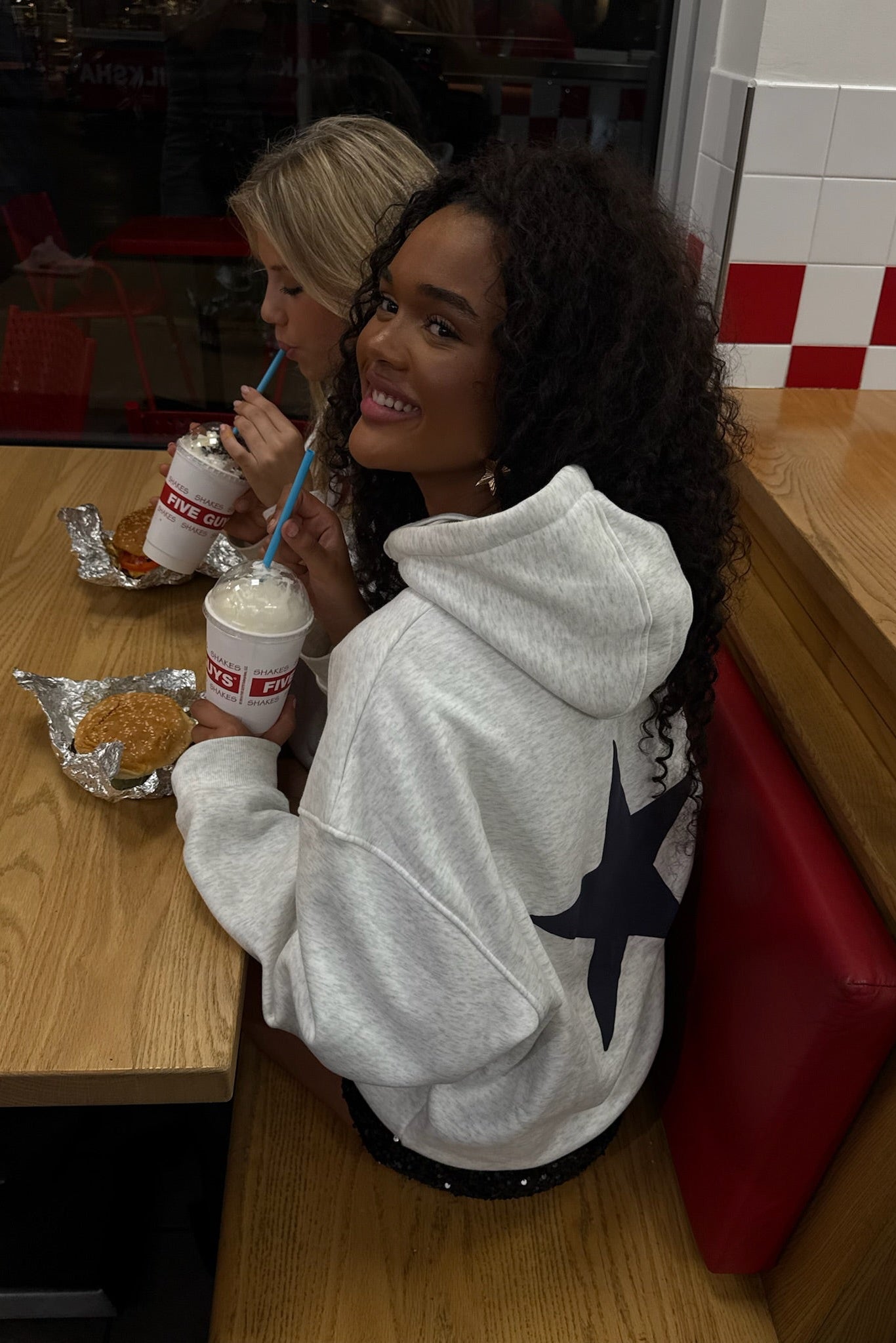 "L'etoile" hoodie navy