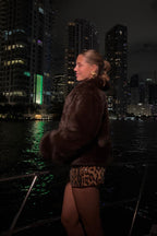 "Frankie" jacket brown