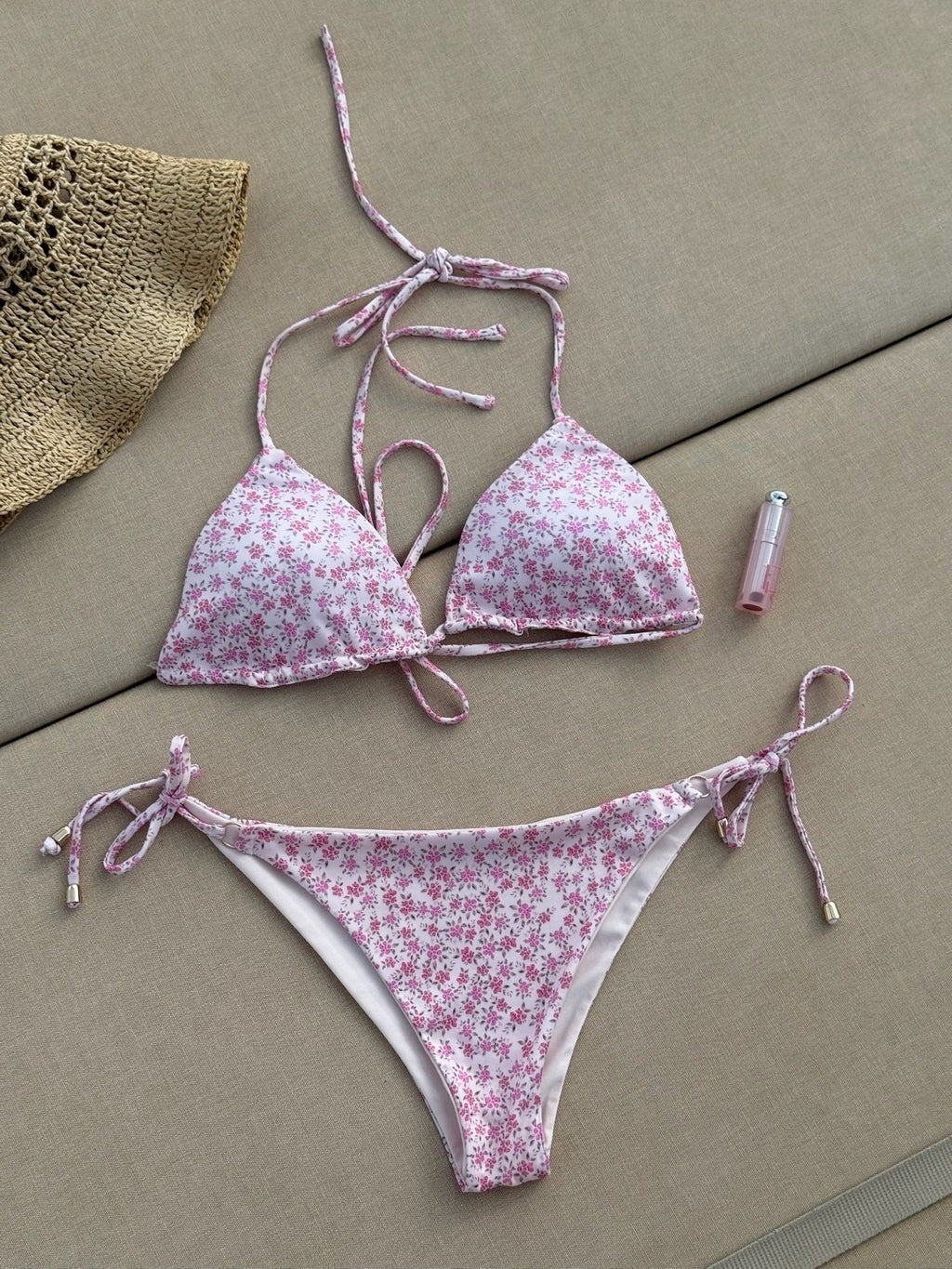 "Bliss" bikini top pink