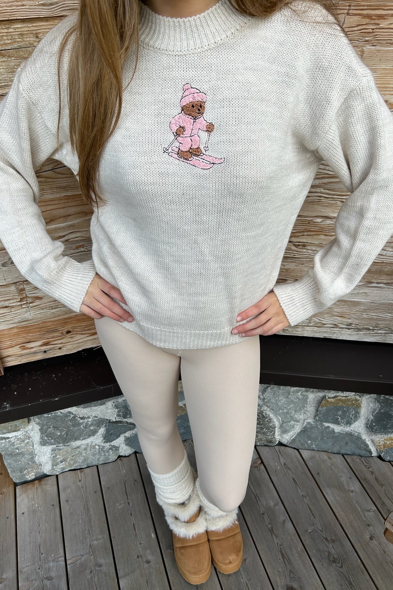 "Teddy" sweater beige