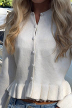 "Eloise" cardigan white