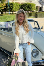 "Eloise" cardigan white