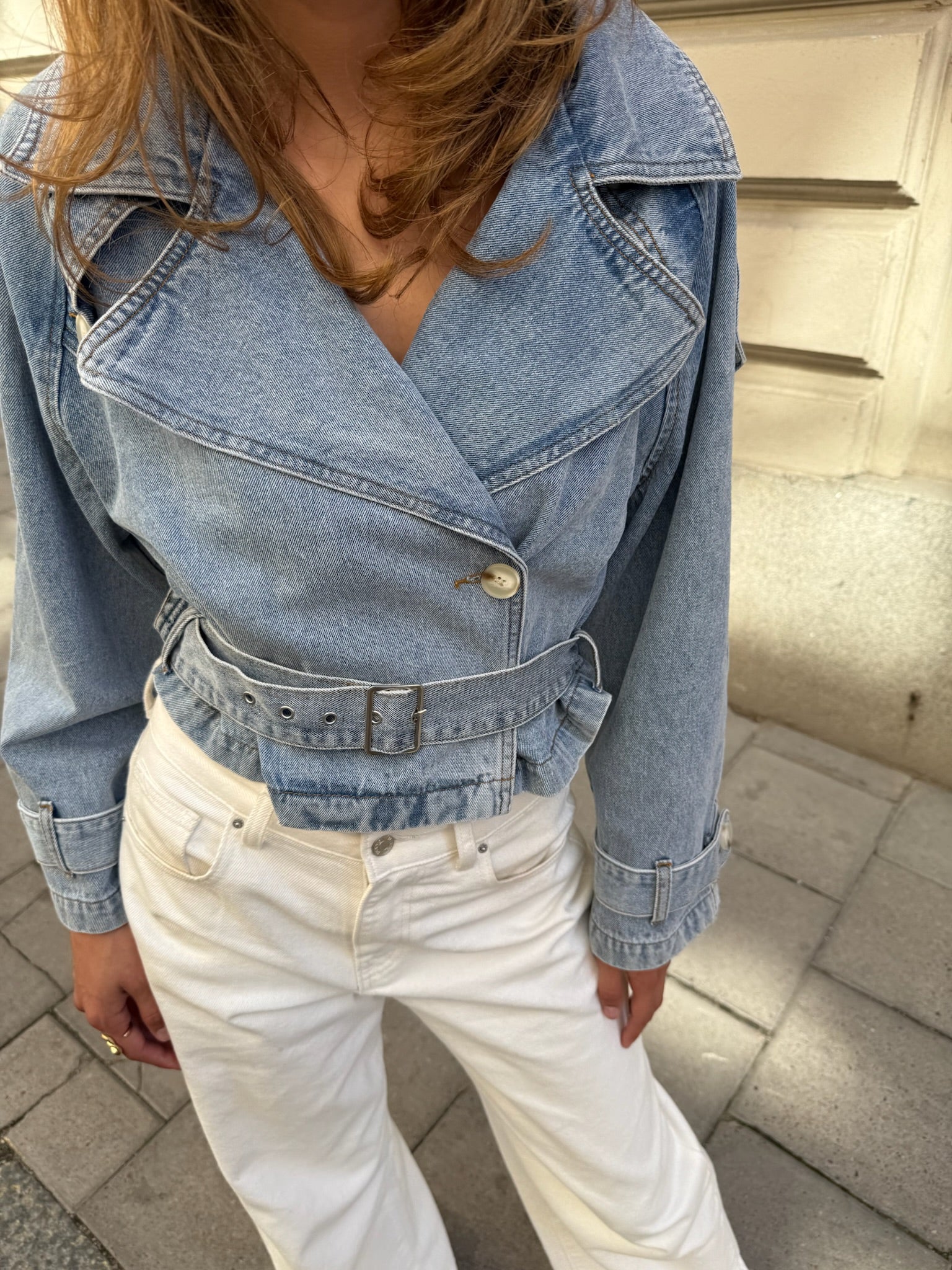 "Gigi" denim jacket blue