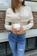 "Chloe" cardigan beige
