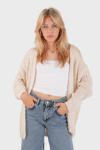 “Keep me warm" vest beige