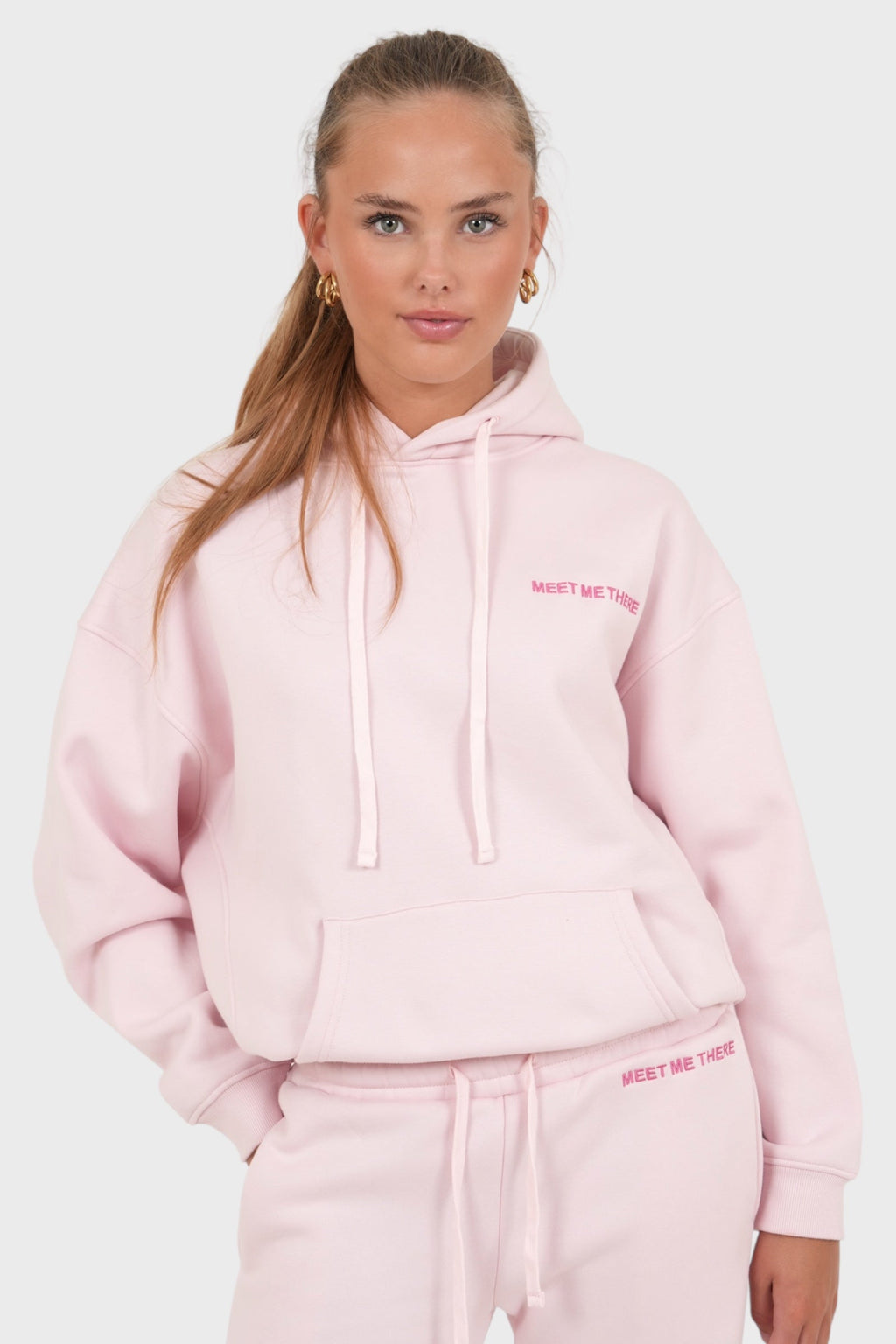 "MMT" hoodie pink