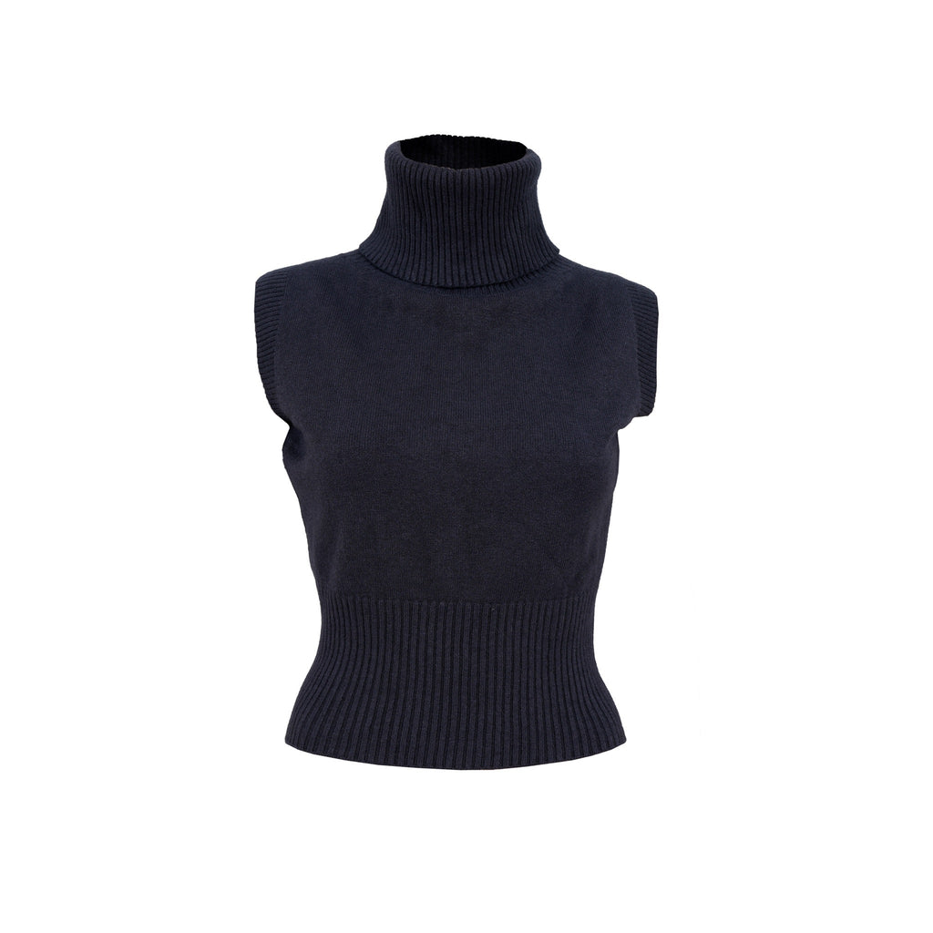 "Casual" top navy
