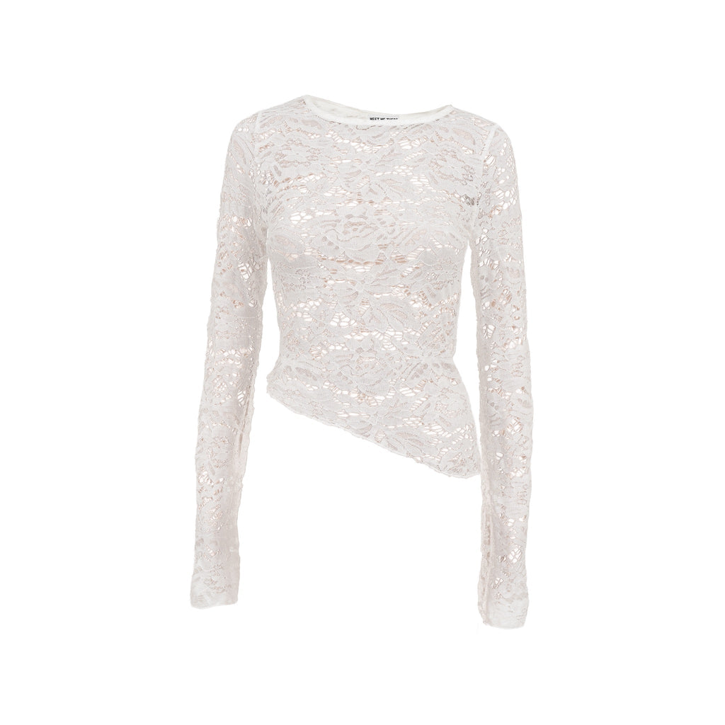 "Ivy" top white
