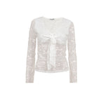 "Olive" top white