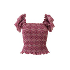 "Tulum" ruffle top